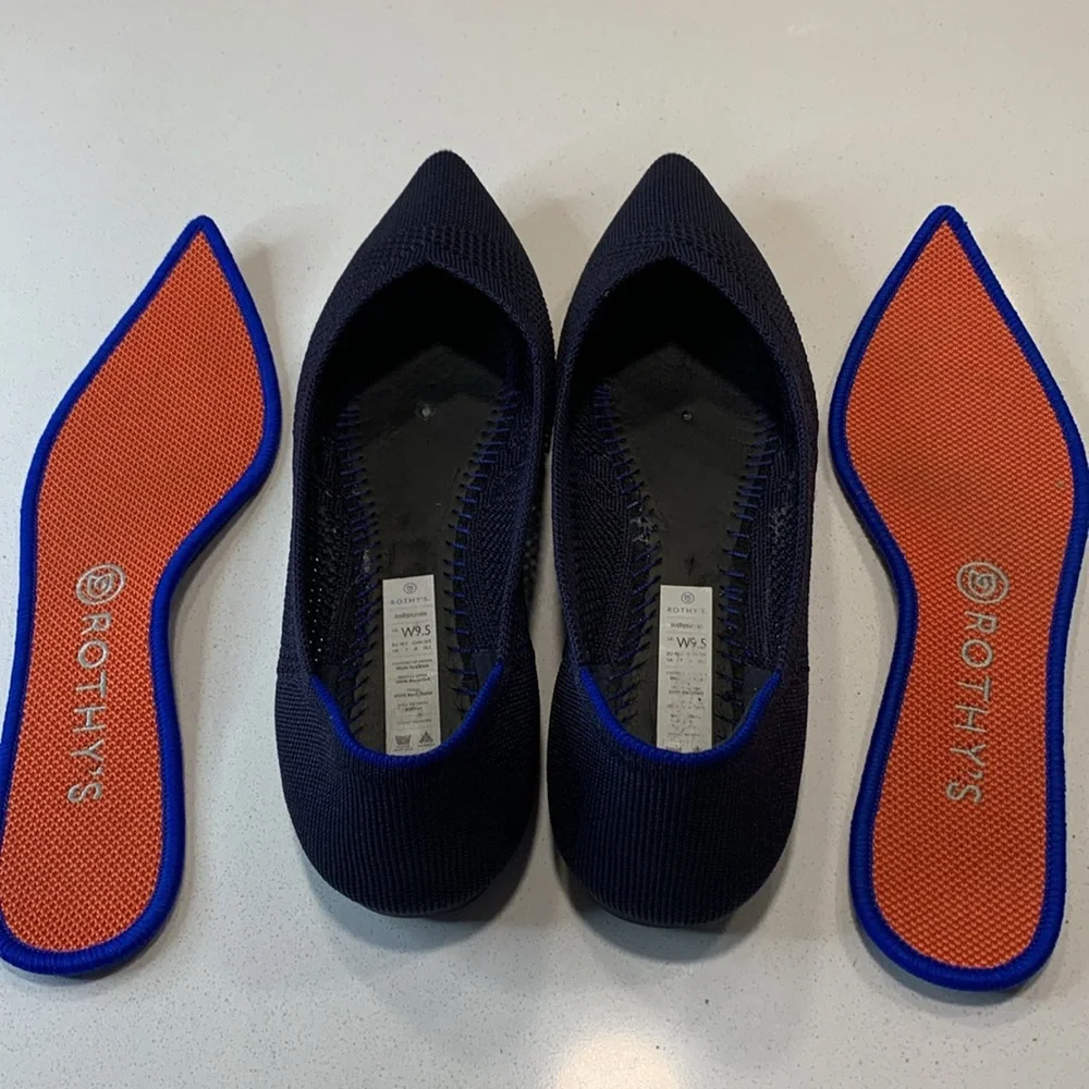 Rothy's The OG Retired Point Maritime Lattice Stitch /9.5 - Picture 7 of 11